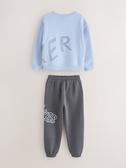 Blå - Baker by Ted Baker Oversized Genser og Joggebukser Sett - Bilde 2 av 10