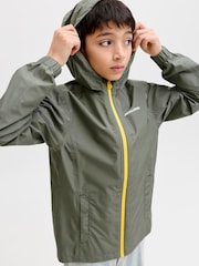 JACK & JONES JUNIOR Brown Lightweight Rain Jacket - Image 3 of 7