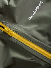 JACK & JONES JUNIOR Brown Lightweight Rain Jacket - Image 7 of 7