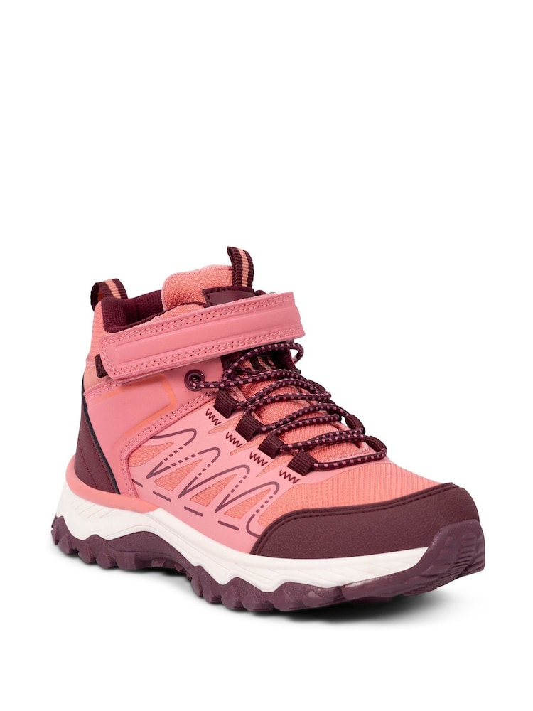 Trespass Red Morgan High Top Boot Trainers - Image 2 of 5 Trespass Red Morgan High Top Boot Trainers - Image 2 of 5