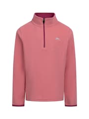 Trespass Pink Sybil 1/4 Zip Fleece - Image 1 of 2