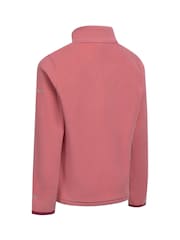 Trespass Pink Sybil 1/4 Zip Fleece - Image 2 of 2