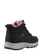 Negro - Botas de tobillo impermeables de piel Cotswolds Oddington - Imagen 3 de 4