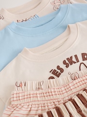 Neutral ski print Jogger Pyjamas Set 3 Pack (9mths-12yrs) - Image 12 of 12