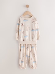 Neutral ski print Jogger Pyjamas Set 3 Pack (9mths-12yrs) - Image 9 of 12
