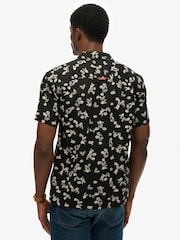 Superdry Black Short Sleeve Beach Shirt - Image 2 of 5