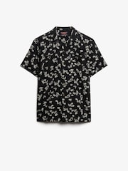 Superdry Black Short Sleeve Beach Shirt - Image 5 of 5