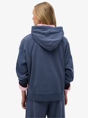 Blå - Superdry Athletic Essentials Relaxed Hettegenser - Bilde 2 av 4