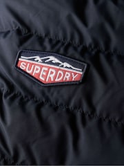 Superdry Blue Hooded Fuji Padded Jacket - Image 7 of 7