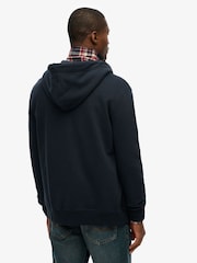 Eclipse כחול כהה - קפוצ'ון בייסיק עם רוכסן ארוך של Superdry - תמונה 2 מתוך 5