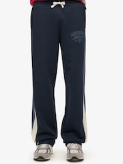 Superdry Blue Athletic Essentials Straight Joggers - Image 2 of 5