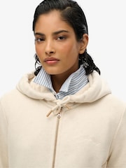 Superdry Nude Essential Logo Zip Hoodie - Image 4 of 6