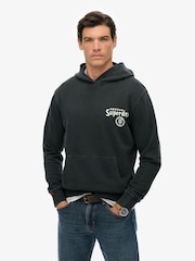 Superdry Black Tokyo Narrative Loose Fit Hoodie - Image 2 of 7