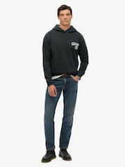 Superdry Black Tokyo Narrative Loose Fit Hoodie - Image 4 of 7