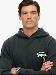 Superdry Black Tokyo Narrative Loose Fit Hoodie - Image 5 of 7