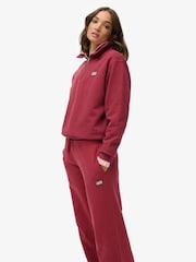 Superdry Red Athletic Essential Boyfriend Joggers - Image 6 of 7