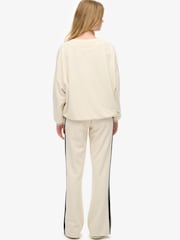 Hvit - Superdry Joggebukser med stripete flare - Bilde 4 av 6