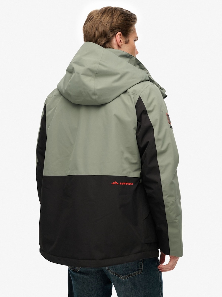 Superdry Green Ultimate Freestyle Ski Jacket - Image 2 of 9