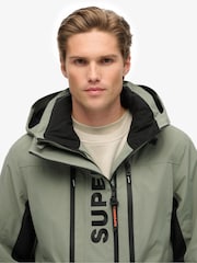 Superdry Green Ultimate Freestyle Ski Jacket - Image 4 of 9
