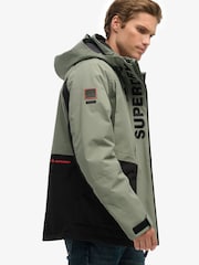 Superdry Green Ultimate Freestyle Ski Jacket - Image 6 of 9