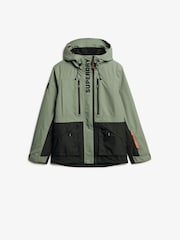 Superdry Green Ultimate Freestyle Ski Jacket - Image 7 of 9