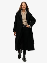 Superdry Relaxed Long Wool Blend Coat - Εικόνα 2 από 8