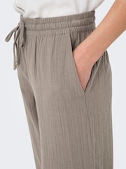 JDY Cheesecloth Wide Leg Trousers - Imaginea 4 din 7