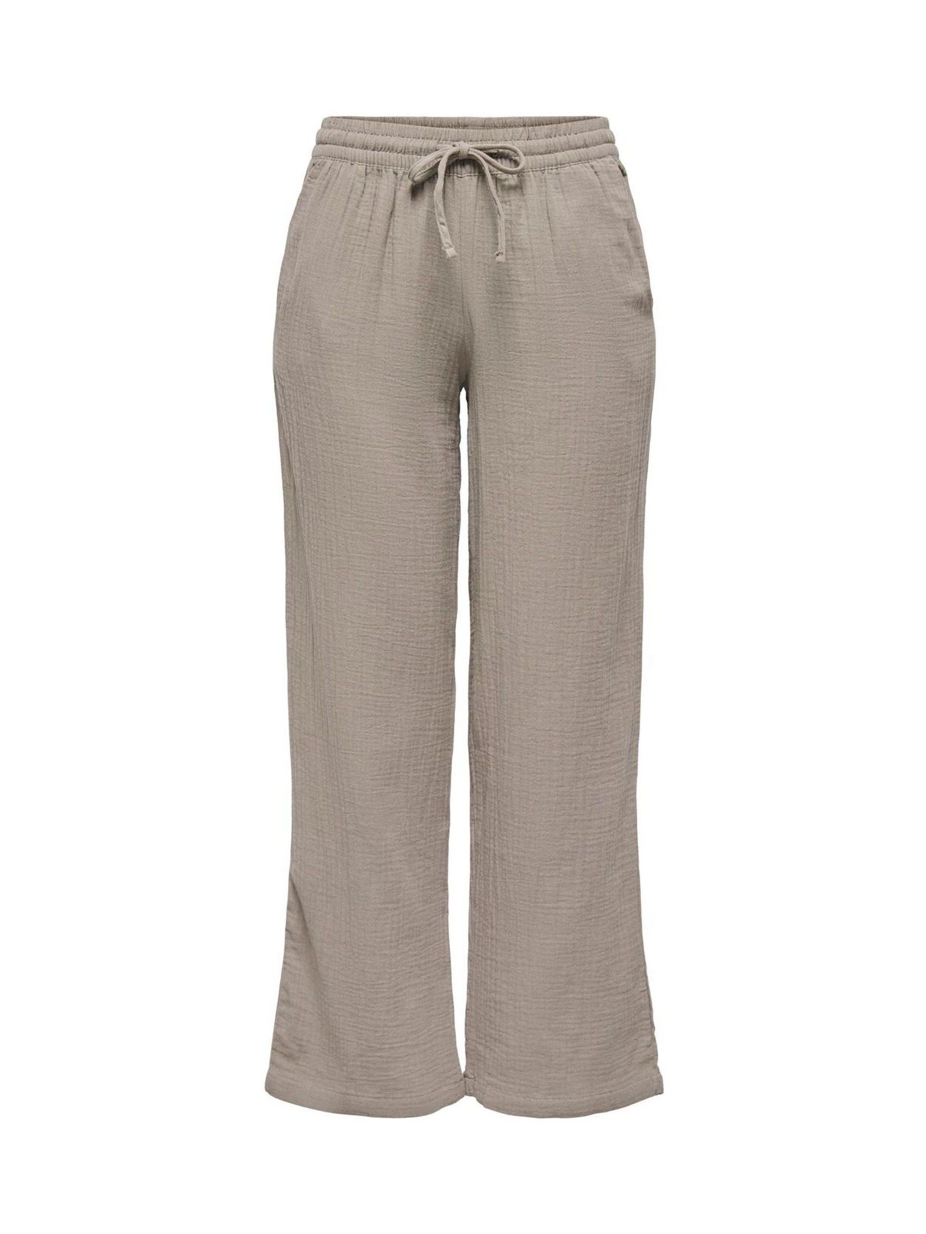 Buy JDY Natural Cheesecloth Wide Leg Trousers from Next USA