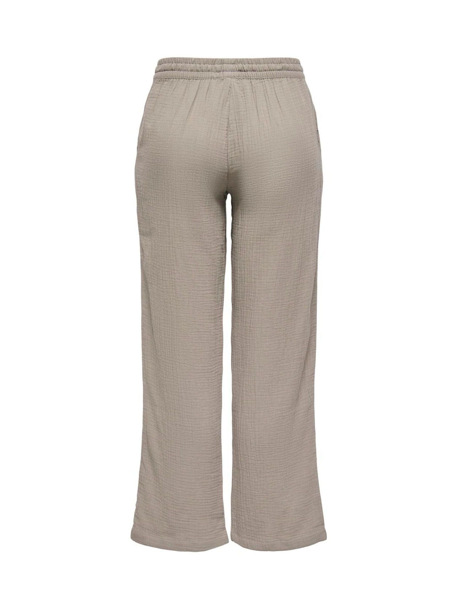 Buy JDY Natural Cheesecloth Wide Leg Trousers from Next USA