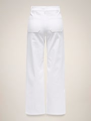 JDY White High Waist Wide Leg Jeans - Image 6 of 6