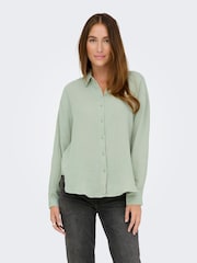 JDY Green Cheesecloth Regular Fit Shirt - Image 4 of 8