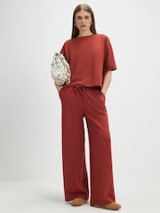 River Island Orange Short Sleeve Premium Boxy T-Shirt - Image 3 of 4