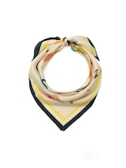 Kate Spade White Scribble Silk Square Scarf - Image 2 of 4