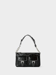 Crno - Osprey London The Cali Leather Shoulder Bag - Slika 1 od 5