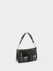 Crno - Osprey London The Cali Leather Shoulder Bag - Slika 2 od 5