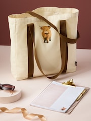 Hamish the Highland Cow Meal Planner List Pad and Tote Shopping Bag Gift Set - Изображение 1 4