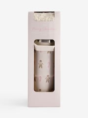 Cream 900ml Gingerbread Print Stainless Steel Water Bottle and Cosy Socks Christmas Gift Set - Image 5 of 5
