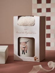 Hamish the Highland Cow Travel Mug and Cosy Socks Christmas Gift Set - Изображение 2 5