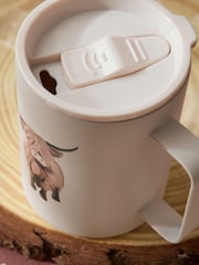 Hamish the Highland Cow Travel Mug and Cosy Socks Christmas Gift Set - Изображение 3 5