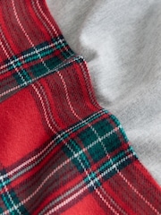Red/Grey Vintage Christmas Wide Leg Woven Pyjamas 1 Pack (3-16yrs) - Image 6 of 7