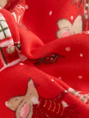 Red Mouse Christmas Snuggle Pyjamas Set (9mths-12yrs) - Image 3 of 4