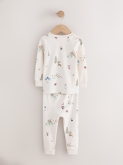 White Christmas Snuggle Pyjamas Set (9mths-12yrs) - Image 2 of 4