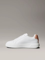 Calvin Klein Pink Avenue Leather Logo Trainers - Image 4 of 6