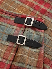 Celtic & Co. Brown Celt Midi Kilt Skirt - Image 2 of 4