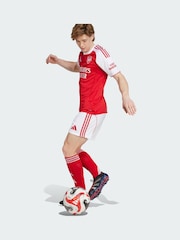 adidas White Arsenal Home Shorts - Image 3 of 7