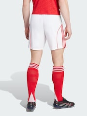 adidas White Arsenal Home Shorts - Image 4 of 7
