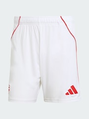 adidas White Arsenal Home Shorts - Image 7 of 7