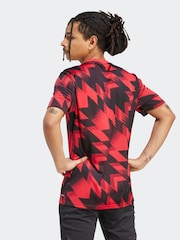 adidas Red Manchester United Pre Match Jersey - Image 2 of 8