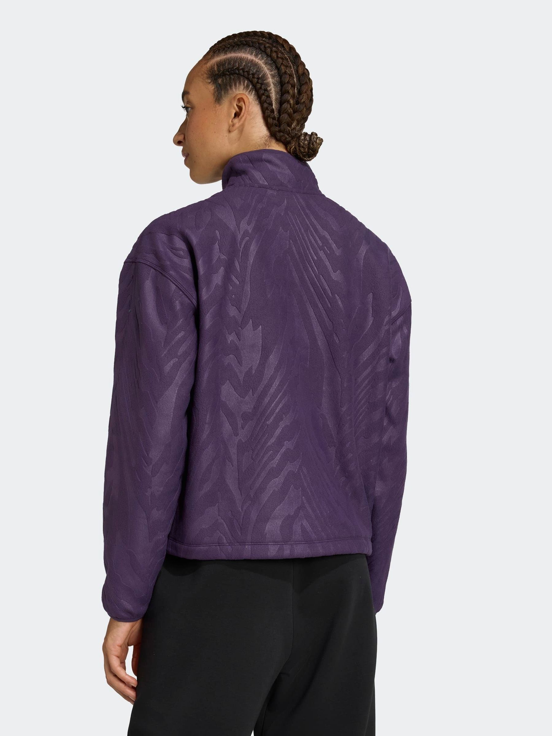 Buy adidas Purple Aop Polar Fleece Sweatshirt from Next USA