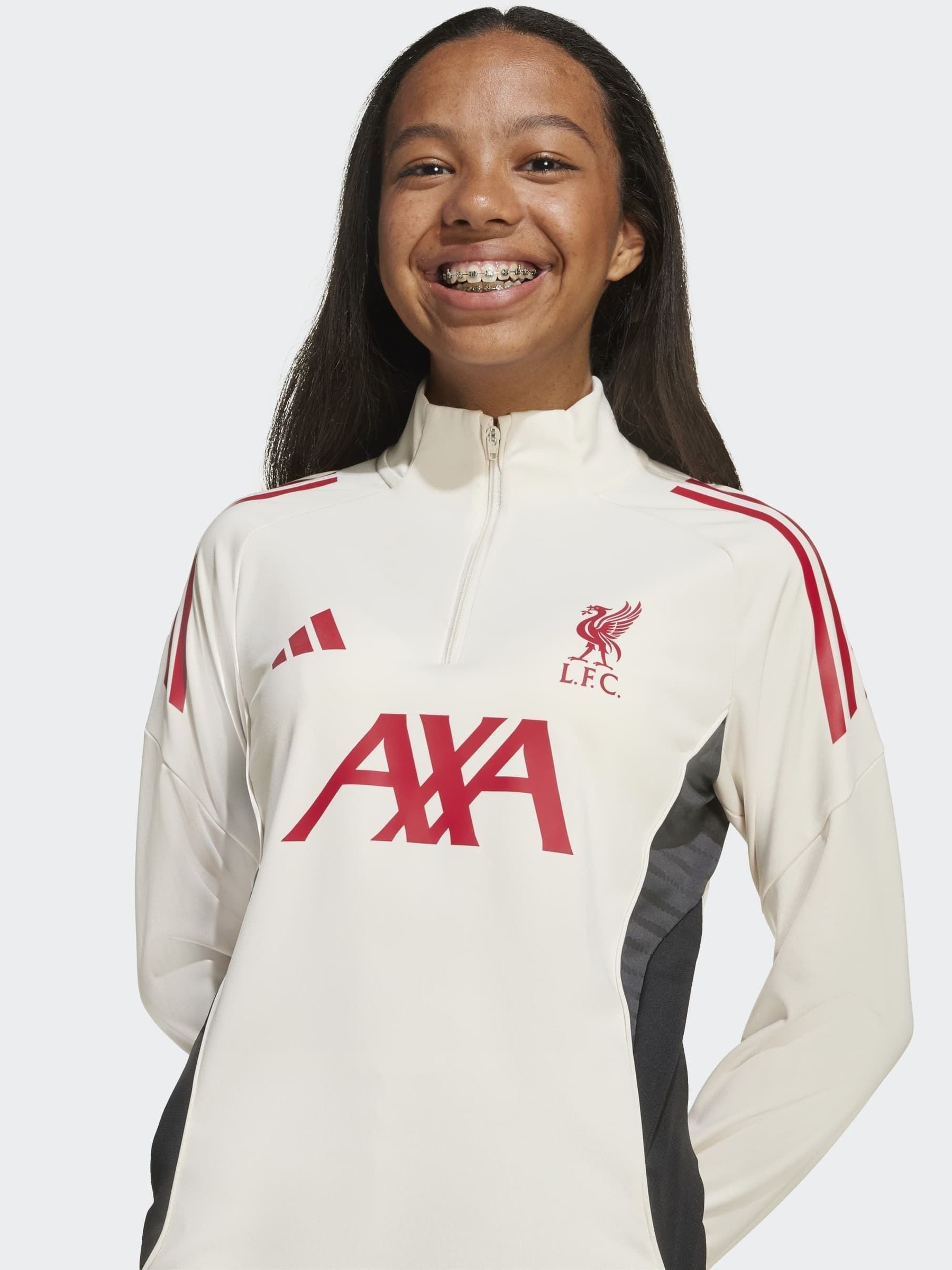 Buy adidas White Liverpool FC Tiro Competition Training Top from